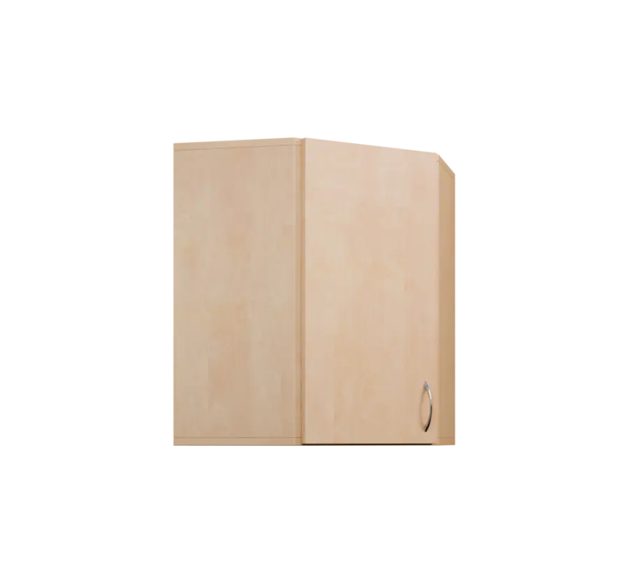 CHR - 40 horní skříňka, 1-dveřová, rohová, levá, 730x600x600, bříza světlá