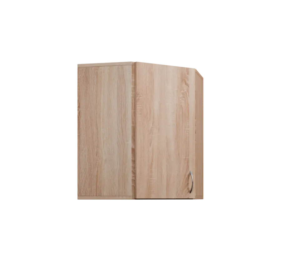 CHR - 40 horní skříňka, 1-dveřová, rohová, levá, 730x600x600, dub bardolino