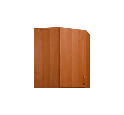 CHR - 40 horní skříňka, 1-dveřová, rohová, levá, 730x600x600, olše jantar
