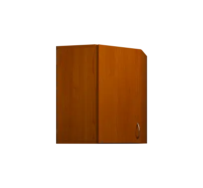 CHR - 40 horní skříňka, 1-dveřová, rohová, levá, 730x600x600, třešeň šumavská