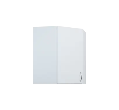 CHR - 40 horní skříňka, 1-dveřová, rohová, levá, 730x600x600, bílá