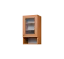 CH - 4NS horní skříňka, 1-dveřová, prosklená/nika, pravá, 730x400x300, buk royal