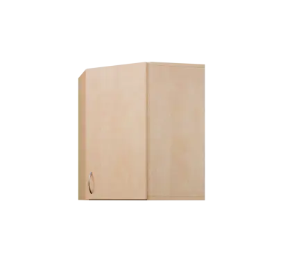 CHR - 40 horní skříňka, 1-dveřová, rohová, pravá, 730x600x600, bříza světlá