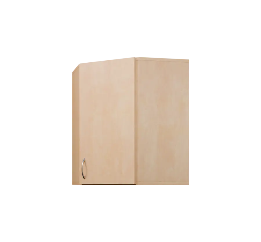 CHR - 40 horní skříňka, 1-dveřová, rohová, pravá, 730x600x600, bříza světlá