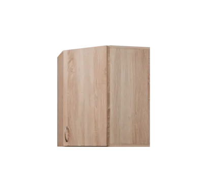 CHR - 40 horní skříňka, 1-dveřová, rohová, pravá, 730x600x600, dub bardolino