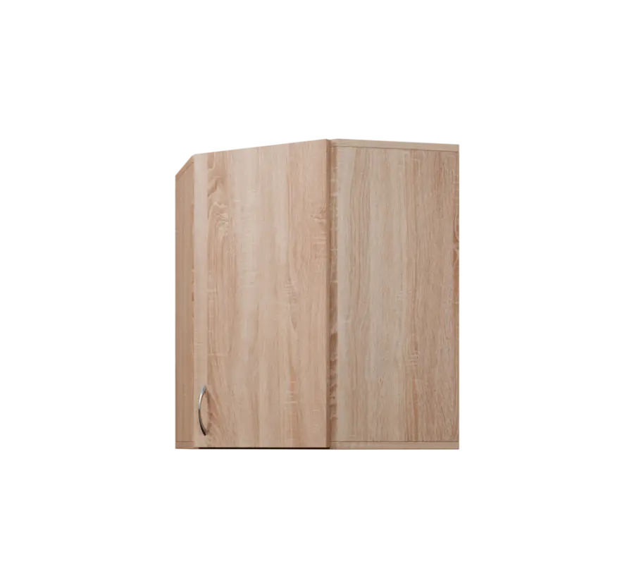 CHR - 40 horní skříňka, 1-dveřová, rohová, pravá, 730x600x600, dub bardolino