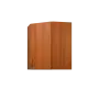 CHR - 40 horní skříňka, 1-dveřová, rohová, pravá, 730x600x600, olše jantar