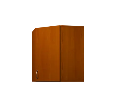 CHR - 40 horní skříňka, 1-dveřová, rohová, pravá, 730x600x600, třešeň šumavská