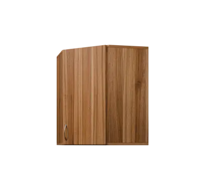 CHR - 40 horní skříňka, 1-dveřová, rohová, pravá, 730x600x600, ořech světlý