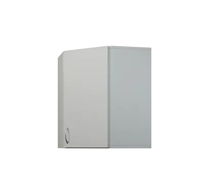 CHR - 40 horní skříňka, 1-dveřová, rohová, pravá, 730x600x600, šedá