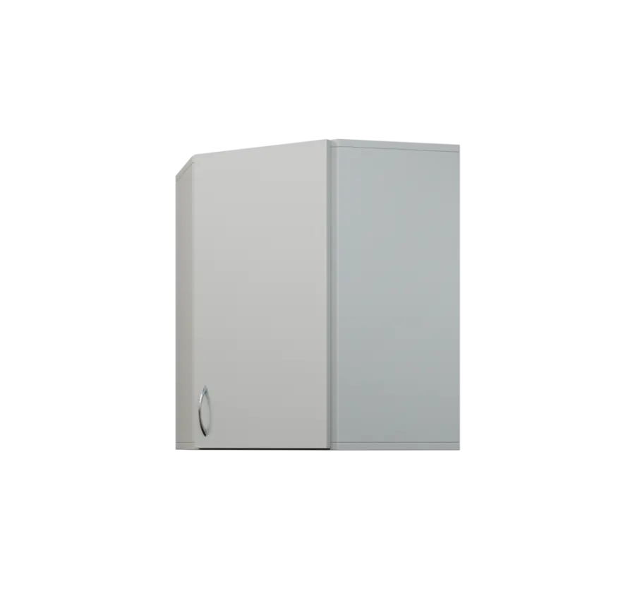 CHR - 40 horní skříňka, 1-dveřová, rohová, pravá, 730x600x600, šedá