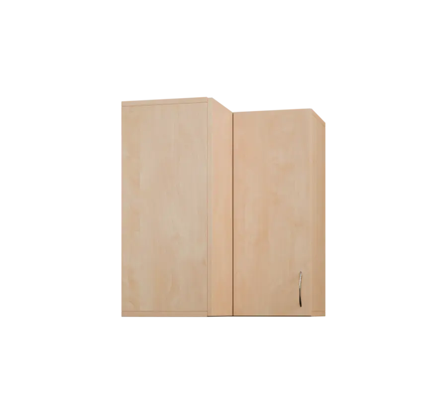 CHRD - 6 skříňka horní, rohová, 1-dveřová, levá, 730x600x600, bříza světlá