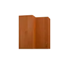 CHRD - 6 skříňka horní, rohová, 1-dveřová, levá, 730x600x600, olše jantar