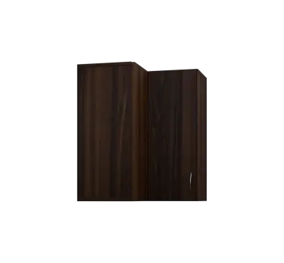 CHRD - 6 skříňka horní, rohová, 1-dveřová, levá, 730x600x600, ořech královský