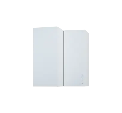 CHRD - 6 skříňka horní, rohová, 1-dveřová, levá, 730x600x600, bílá