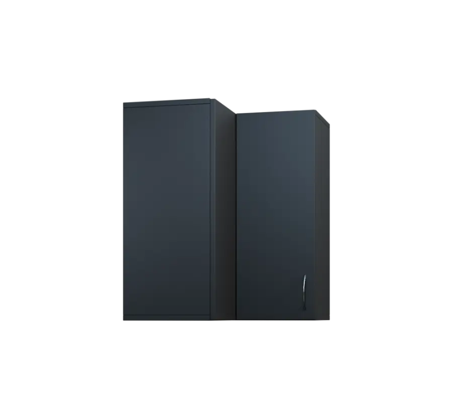 CHRD - 6 skříňka horní, rohová, 1-dveřová, levá, 730x600x600, antracit