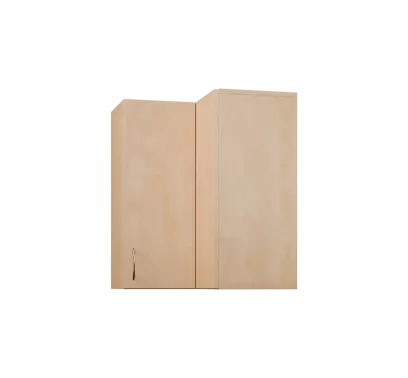 CHRD - 6 skříňka horní, rohová, 1-dveřová, pravá, 730x600x600, bříza světlá