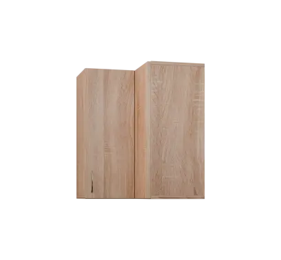 CHRD - 6 skříňka horní, rohová, 1-dveřová, pravá, 730x600x600, dub bardolino