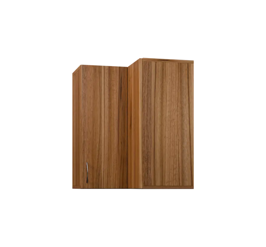 CHRD - 6 skříňka horní, rohová, 1-dveřová, pravá, 730x600x600, ořech světlý