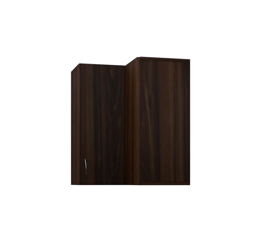 CHRD - 6 skříňka horní, rohová, 1-dveřová, pravá, 730x600x600, ořech královský