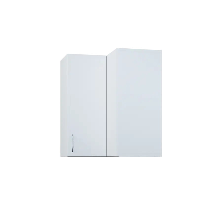 CHRD - 6 skříňka horní, rohová, 1-dveřová, pravá, 730x600x600, bílá