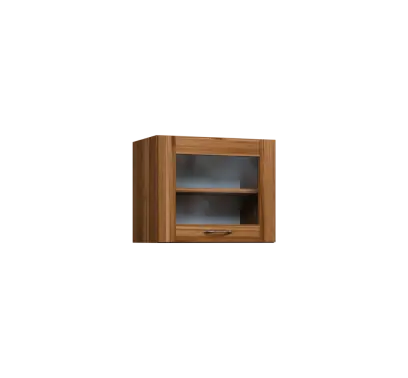 CHV - 54S horní skříňka, výklop, prosklená, 414x500x300, ořech světlý