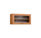 CHV - 84S horní skříňka, výklop, prosklená, 414x800x300, buk royal