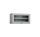 CHV - 84S horní skříňka, výklop, prosklená, 414x800x300, šedá