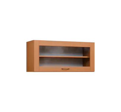 CHV - 94S horní skříňka, výklop, prosklená, 414x900x300, buk royal