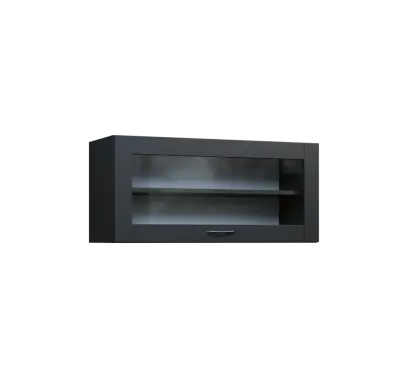 CHV - 94S horní skříňka, výklop, prosklená, 414x900x300, antracit CHV - 94S horní skříňka, výklop, prosklená, 414x900x300, antracit