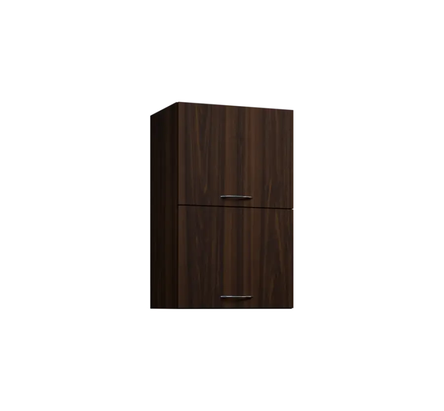 CHVV - 45D horní skříňka, 2 výklopy, 730x450x300, ořech královský