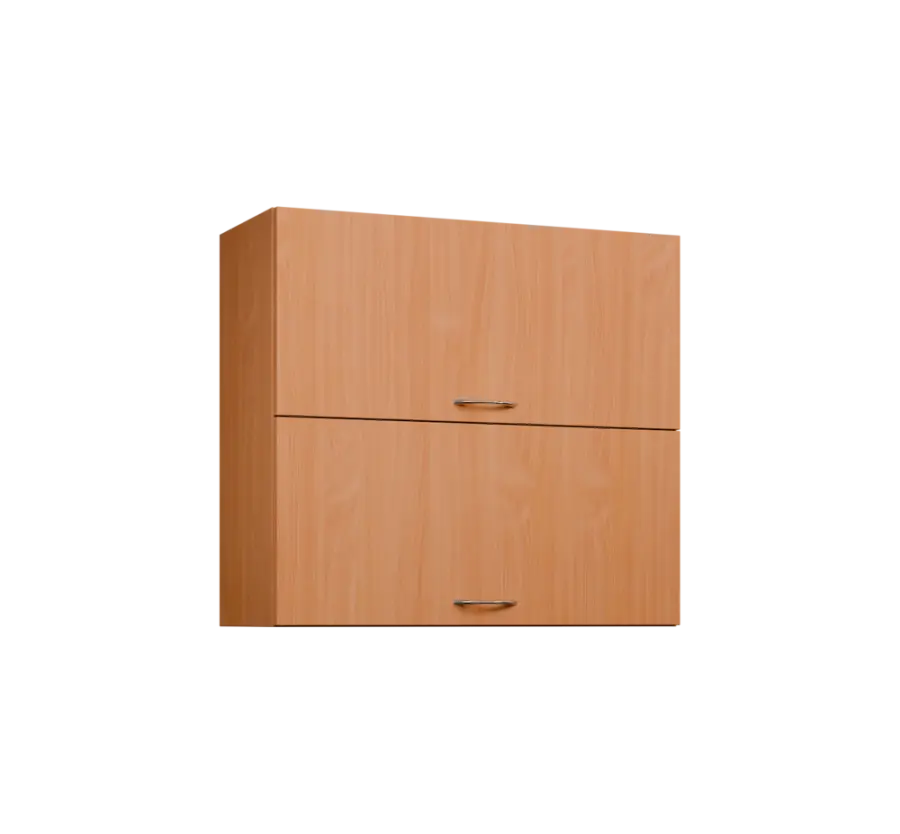 CHVV - 8D horní skříňka, 2 výklopy, 730x800x300, buk royal