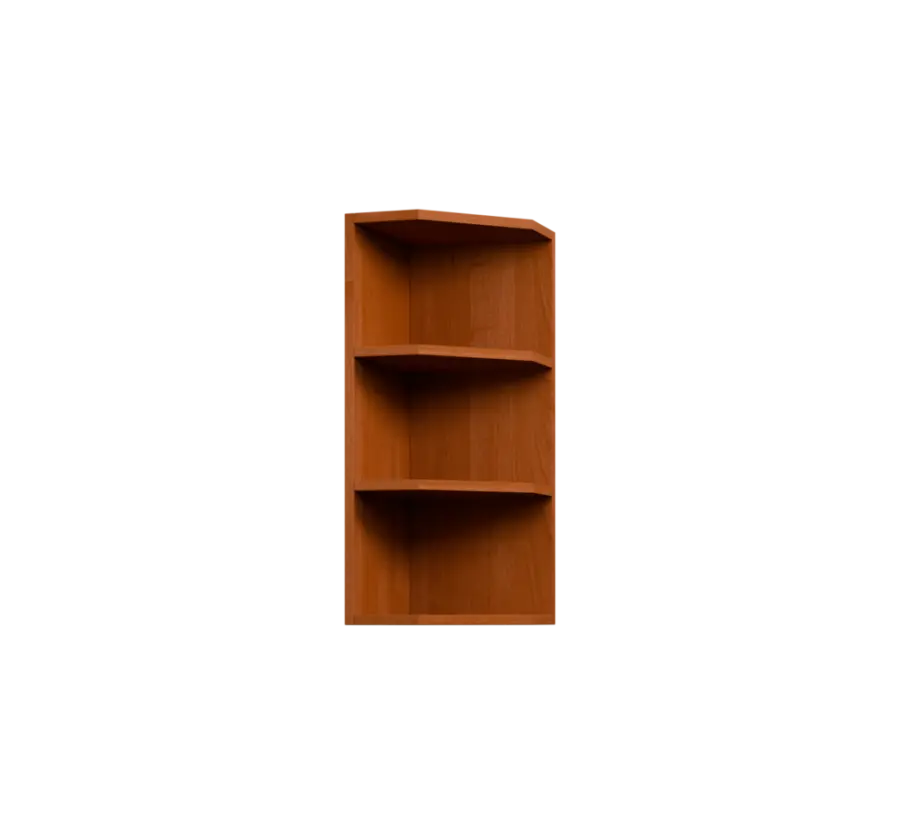 KHZ - 3 skříňka horní, rohová, policová, levá, 730x300x300, olše jantar