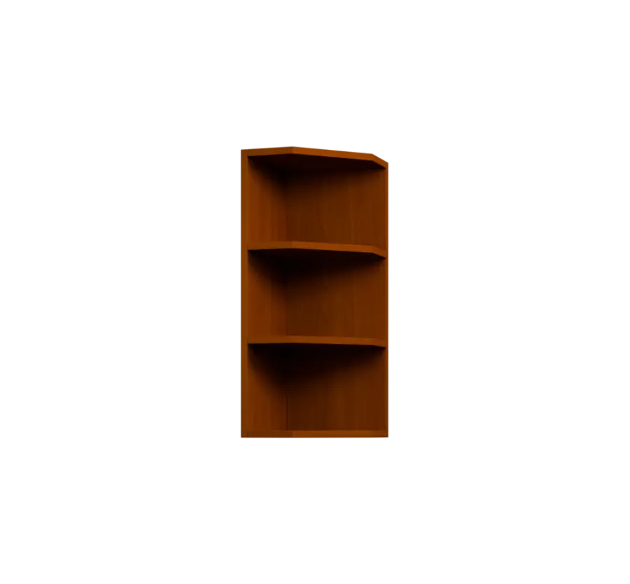 KHZ - 3 skříňka horní, rohová, policová, levá, 730x300x300, třešeň šumavská