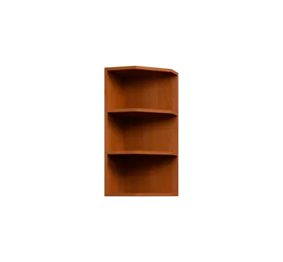 KHZ - 35 skříňka horní, rohová, policová, levá, 730x350x300, olše jantar KHZ - 35 skříňka horní, rohová, policová, levá, 730x350x300, olše jantar