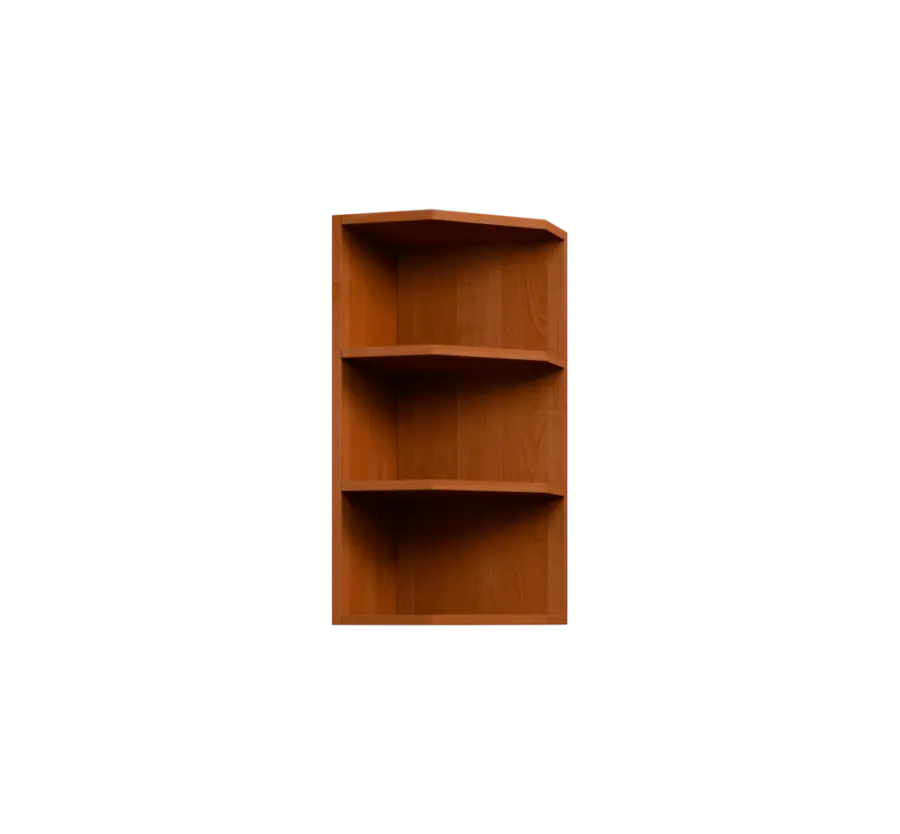 KHZ - 35 skříňka horní, rohová, policová, levá, 730x350x300, olše jantar