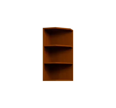 KHZ - 35 skříňka horní, rohová, policová, levá, 730x350x300, třešeň šumavská KHZ - 35 skříňka horní, rohová, policová, levá, 730x350x300, třešeň šumavská