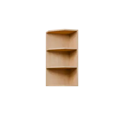 KHZ - 35 skříňka horní, rohová, policová, pravá, 730x350x300, bříza světlá KHZ - 35 skříňka horní, rohová, policová, pravá, 730x350x300, bříza světlá