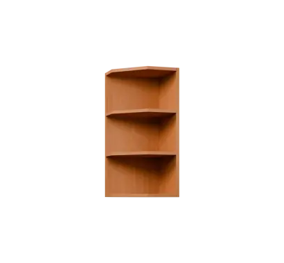 KHZ - 35 skříňka horní, rohová, policová, pravá, 730x350x300, buk royal KHZ - 35 skříňka horní, rohová, policová, pravá, 730x350x300, buk royal