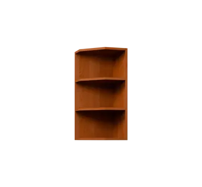 KHZ - 35 skříňka horní, rohová, policová, pravá, 730x350x300, olše jantar KHZ - 35 skříňka horní, rohová, policová, pravá, 730x350x300, olše jantar