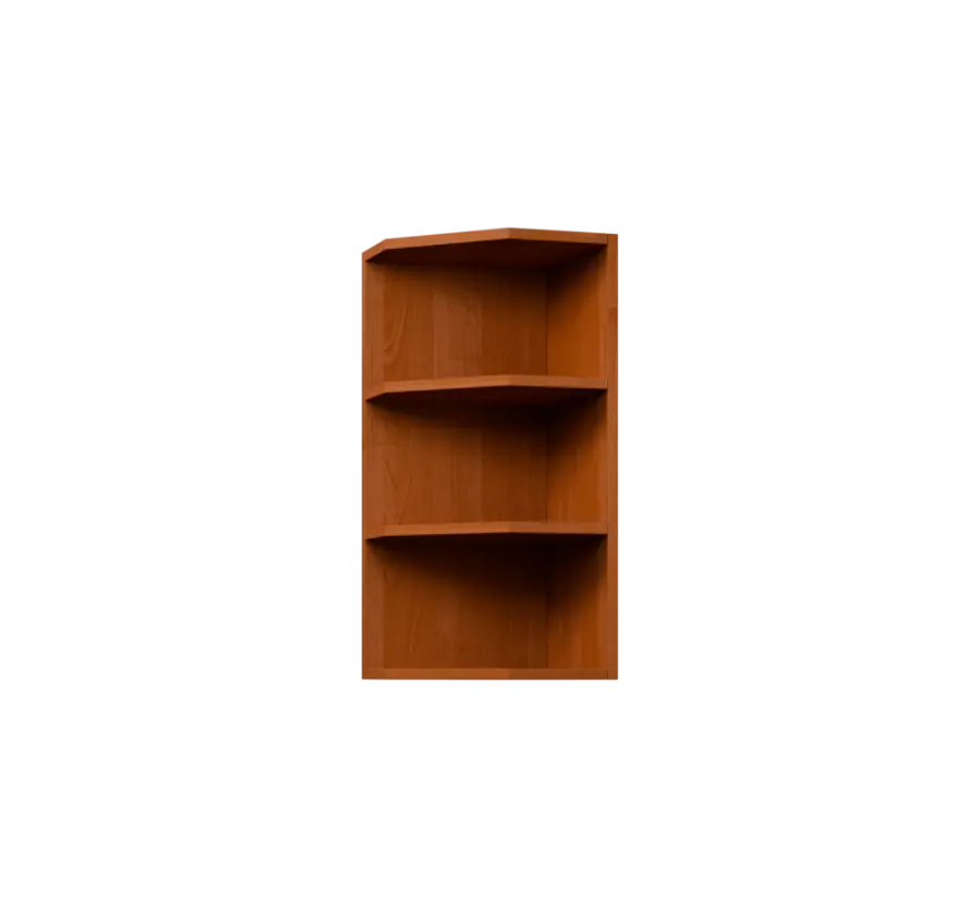 KHZ - 35 skříňka horní, rohová, policová, pravá, 730x350x300, olše jantar