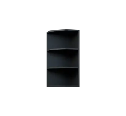 KHZ - 35 skříňka horní, rohová, policová, pravá, 730x350x300, antracit