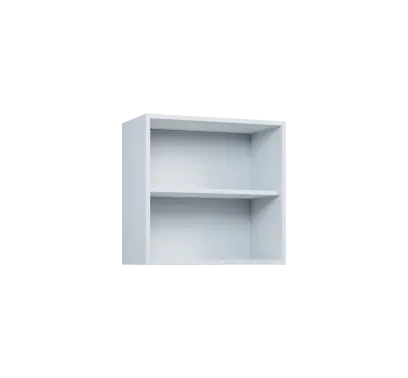 CH5 - 6N horní skříňka, nika, 580x600x300, bílá