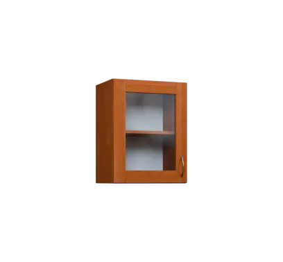 CH5 - 45S horní skříňka, 1-dveřová/prosklená, levá, 580x450x300, olše jantar CH5 - 45S horní skříňka, 1-dveřová/prosklená, levá, 580x450x300, olše jantar