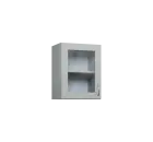 CH5 - 45S horní skříňka, 1-dveřová/prosklená, levá, 580x450x300, šedá