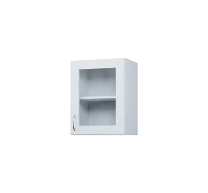 CH5 - 45S horní skříňka, 1-dveřová/prosklená, pravá, 580x450x300, bílá CH5 - 45S horní skříňka, 1-dveřová/prosklená, pravá, 580x450x300, bílá