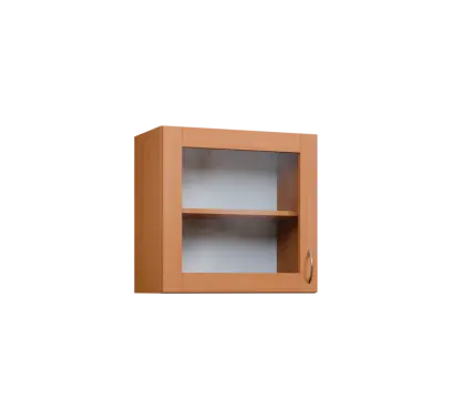 CH5 - 6S horní skříňka, 1-dveřová/prosklená, levá, 580x600x300, buk royal