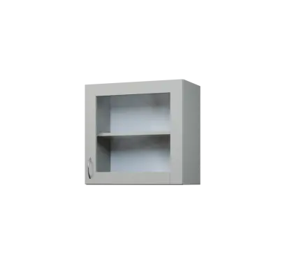 CH5 - 6S horní skříňka, 1-dveřová/prosklená, pravá, 580x600x300, šedá CH5 - 6S horní skříňka, 1-dveřová/prosklená, pravá, 580x600x300, šedá