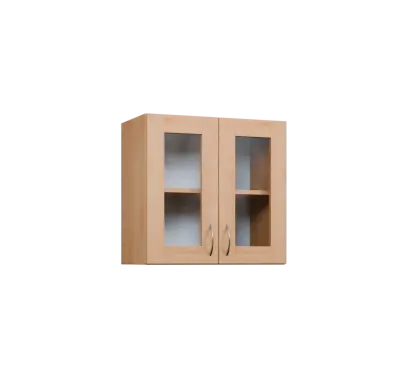 CH5 - 6S2 horní skříňka, 2-dveřová/prosklená, 580x600x300, javor horský CH5 - 6S2 horní skříňka, 2-dveřová/prosklená, 580x600x300, javor horský