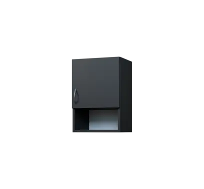 CH5 - 4ND horní skříňka, 1-dveřová/nika, pravá, 580x400x300, antracit